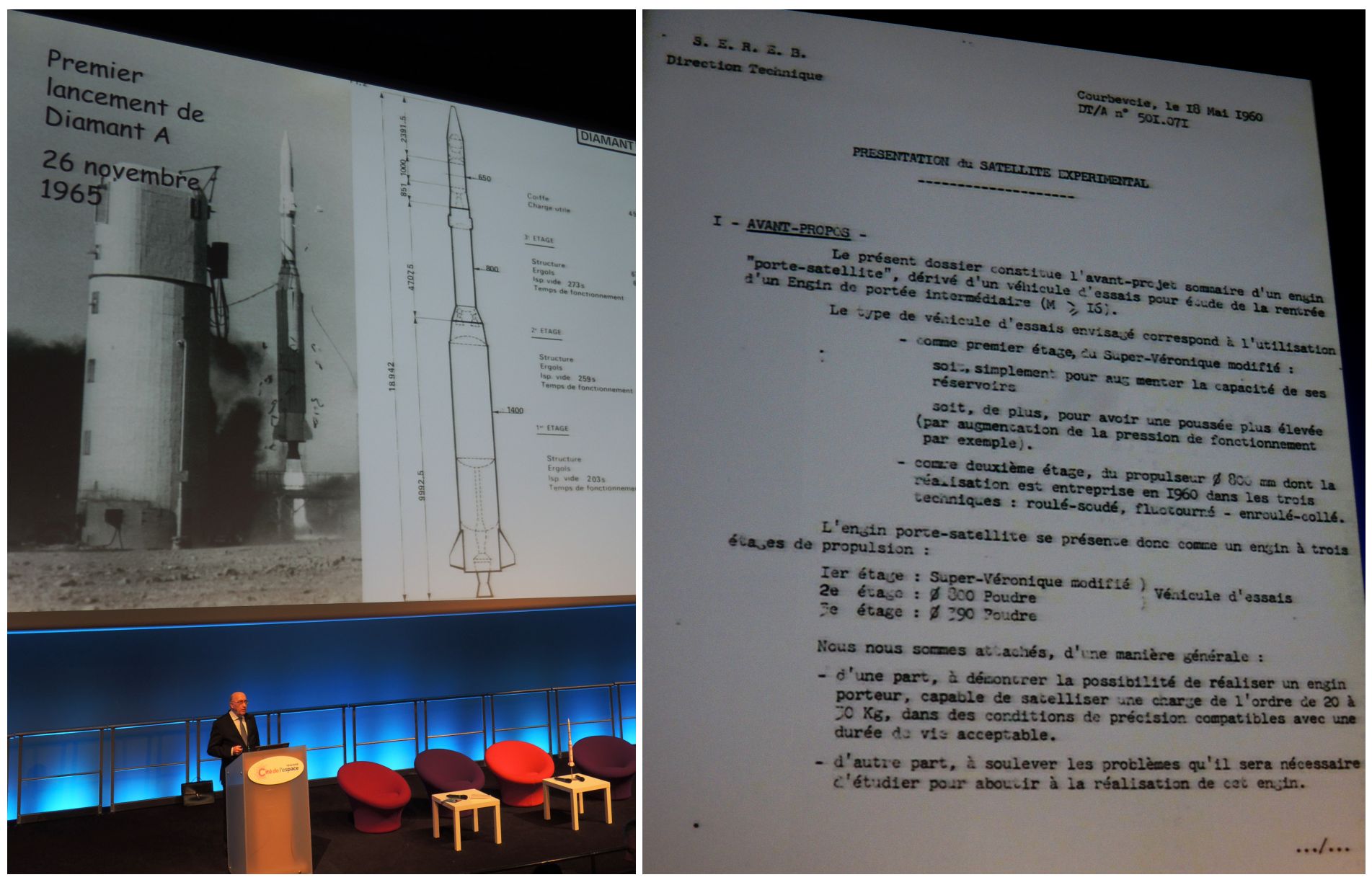 Diamant - Astérix - 50 ans - Conférence Philippe Couillard - Jacques Villain - Cité de l'espace - Toulouse - 26 novembre 2015