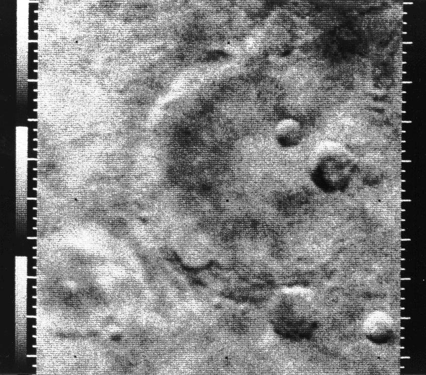 Mariner-4 - Survol Mars - Photographie surface Mars - Novembre 1964 - NASA - JPL
