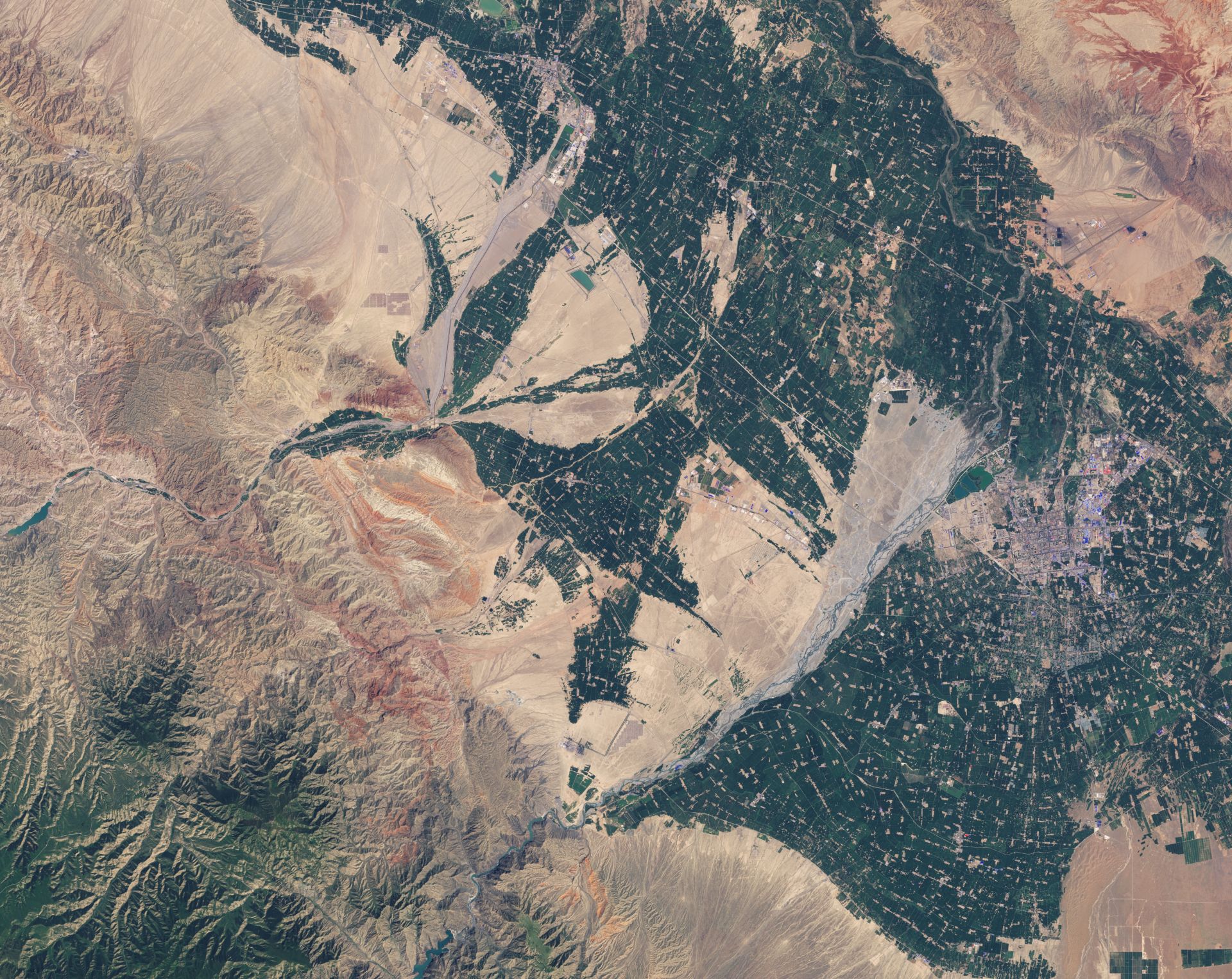 Zhangye Danxia : le quiz du blog Un autre regard sur la Terre pour le mois de février 2015