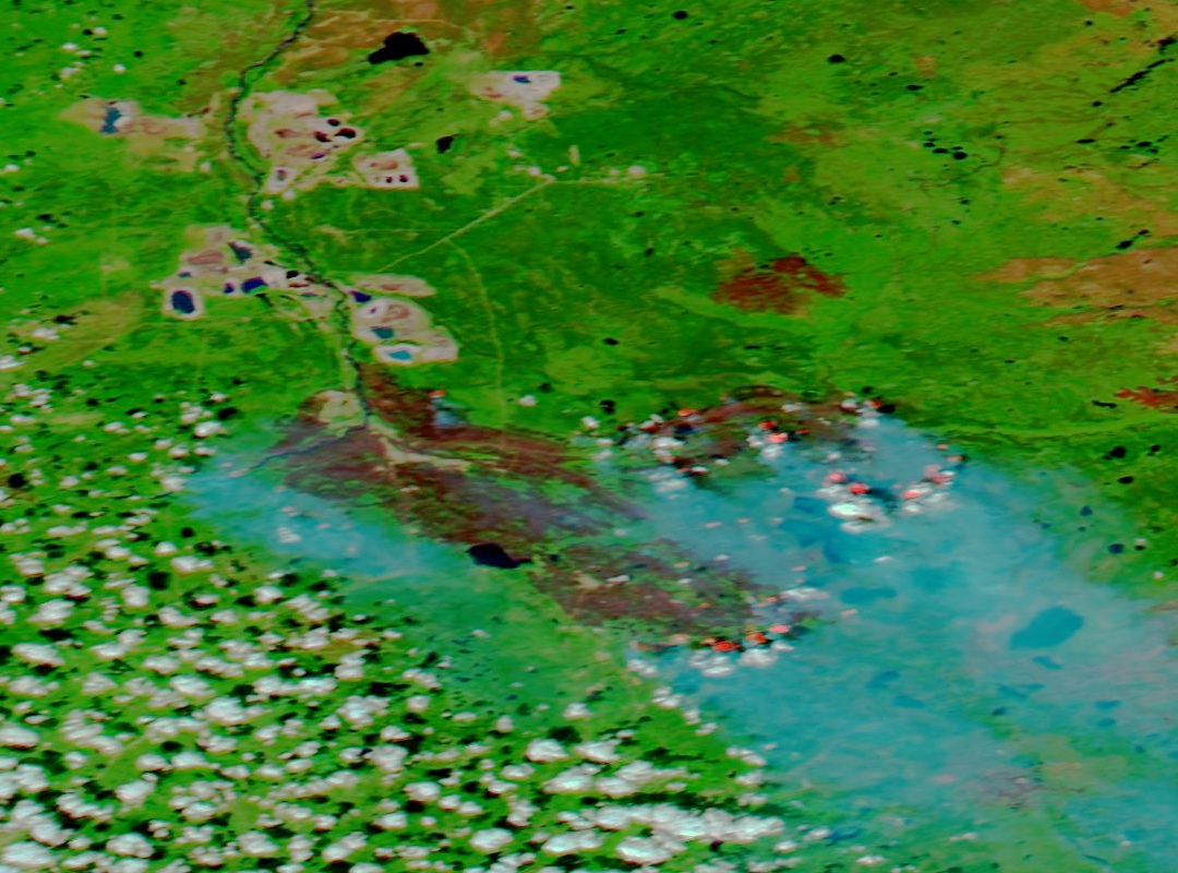 Fort McMurray - Alberta - Incendies - Wild fires - Feux - progression - 14-05-2016 - MODIS - Aqua - satellite - NASA
