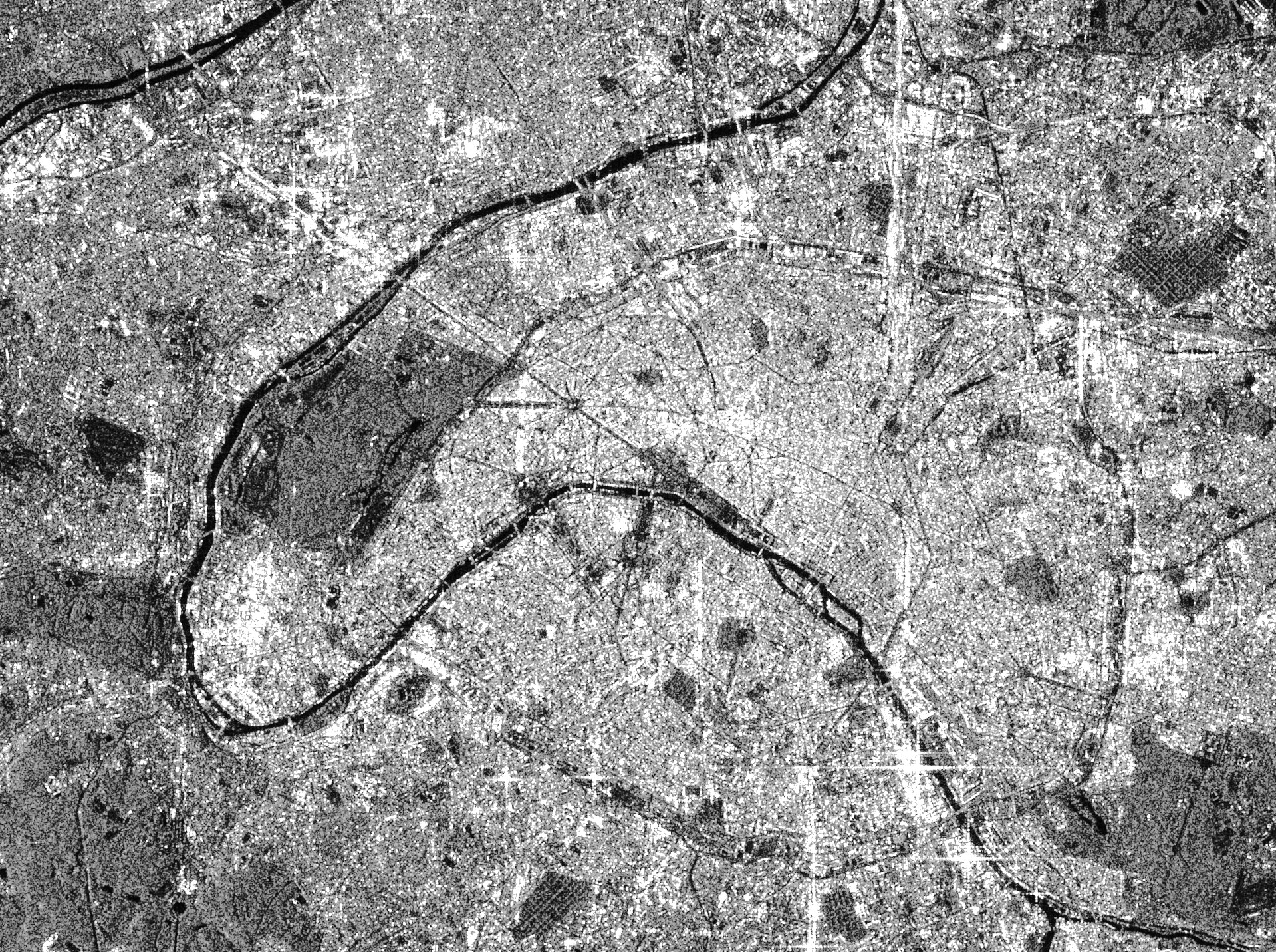 Paris - Crue - Inondations - Mai et juin 2016 - Sentinel-1A - Copernicus - ESA - satellite radar