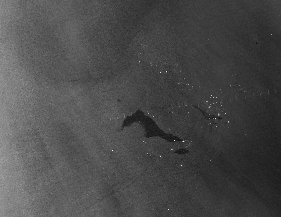TerraSAR-X - Oil spill - Golfe du Mexique - Pemex - Baie de Campêche - Marée noir - explosion plate-forme
