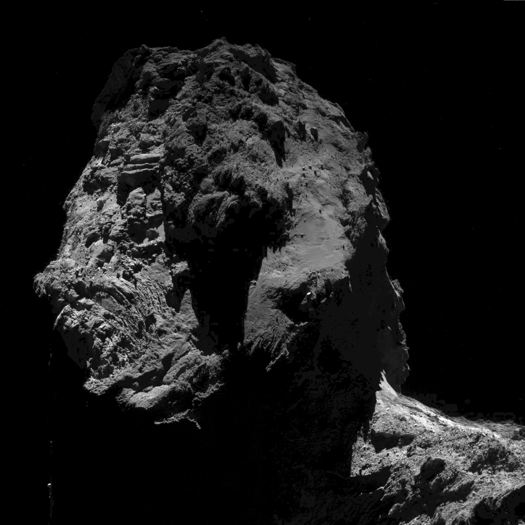 Rosetta - OSIRIS - CG67P - Landing site - plongeon final - Adieux de rosetta - fin de mission - ESA - succes europeen - The end