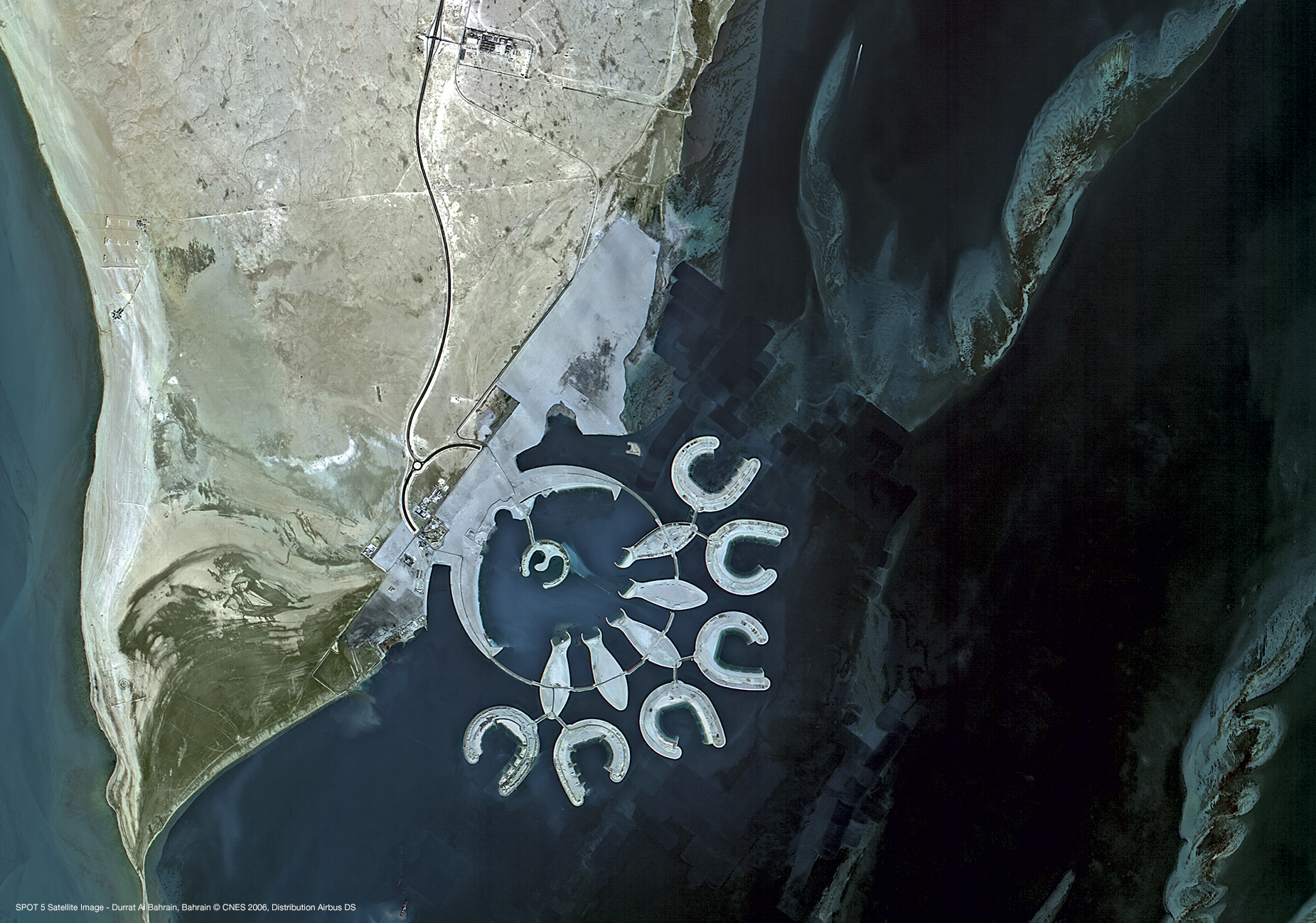 Premier avril - Poisson d'avril - îles en forme de poisson - Bahreïn - Durrat Al Bahrain