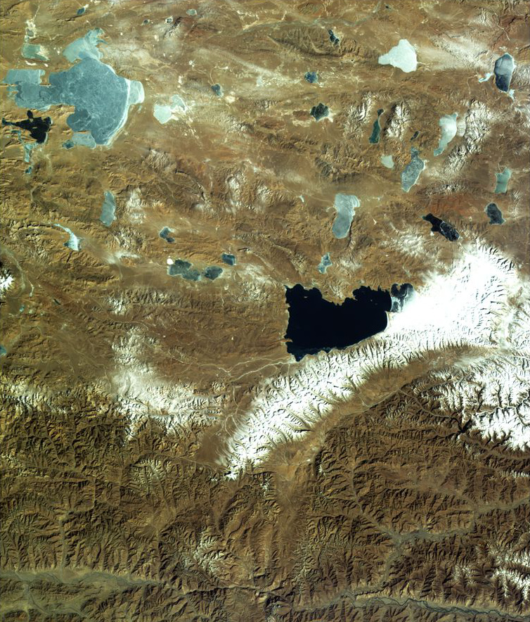 Gaofen-4 - Tibet - Namtso Lake - Observation de la Terre en orbite géostationnaire - satellite chinois - GEO