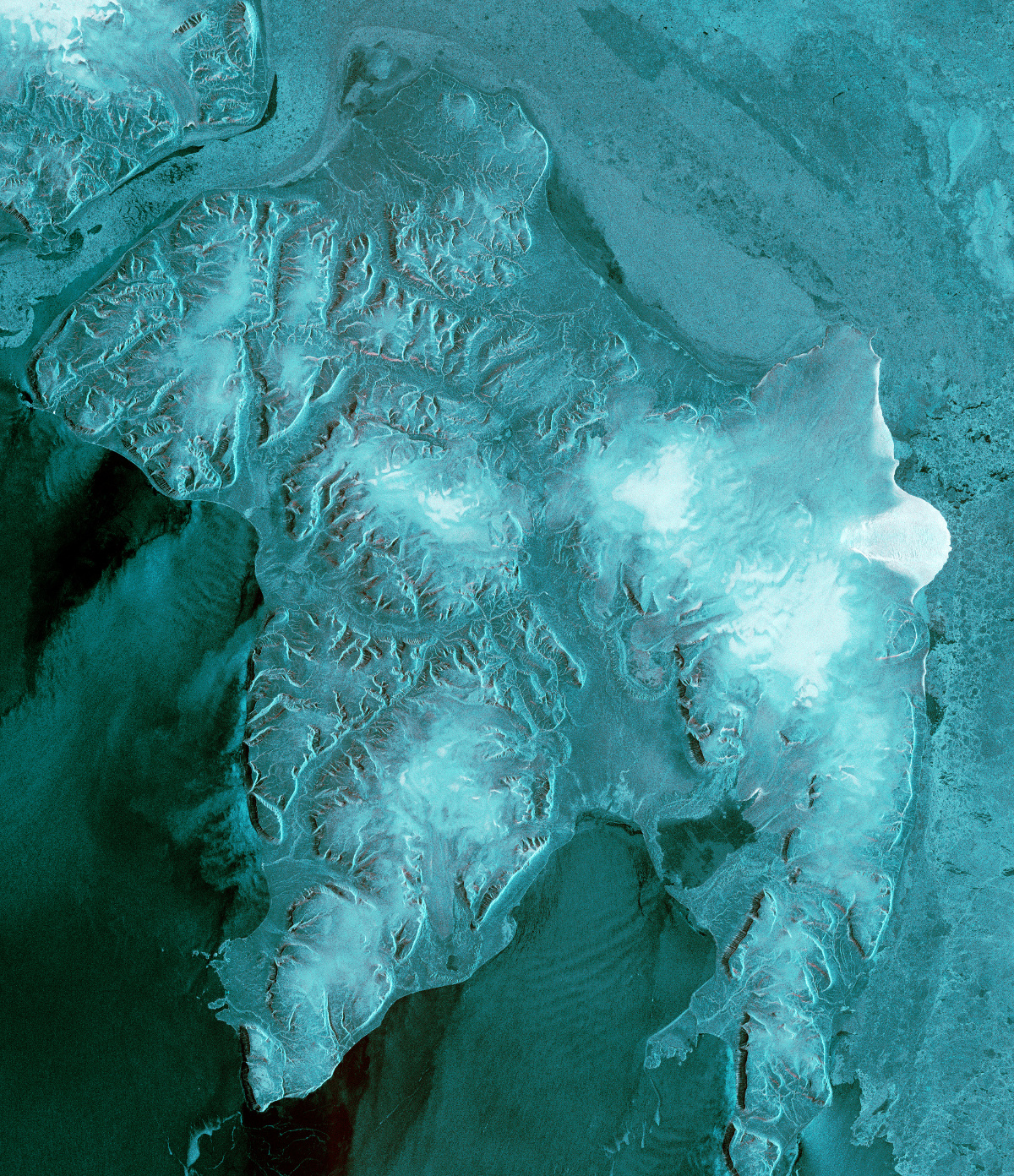 Sentinel-1B - Première image - First image - Edge island - Edgoya - ESA - Copernicus - SAR - Bande C
