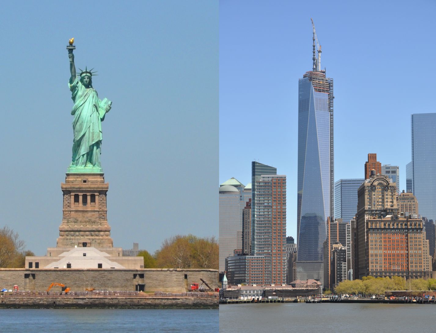 Statue de la liberté - Tour de la liberté - One World Trade Center - Ferry Staten Island - Gédéon